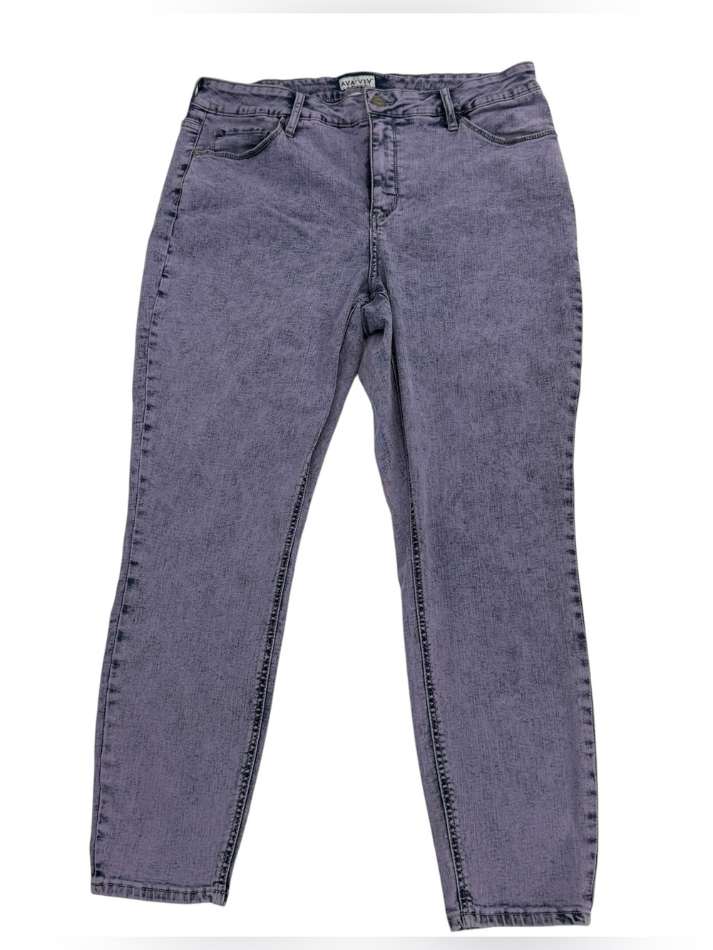 Ava & Viv Lavender High-Rise Jeans Size 16W Women’s